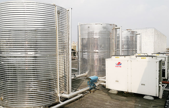 今明表业制品厂-空气能热水器热水工程